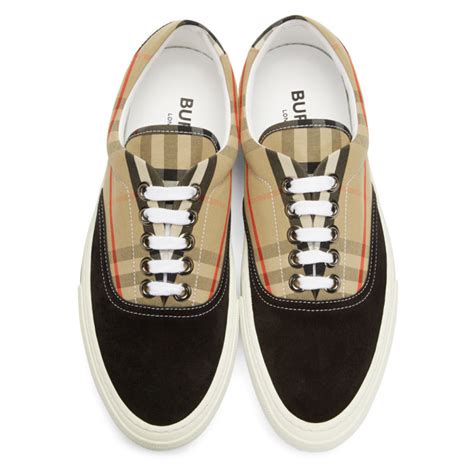 cheapest burberry beige & black wilson sneakers|burberry beige plaid wool scarf.